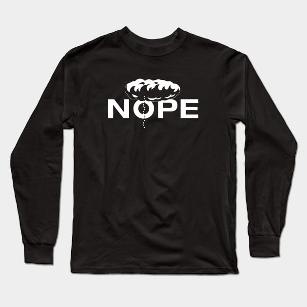 Nope - Jordan Peele Long Sleeve T-Shirt by ArcaNexus